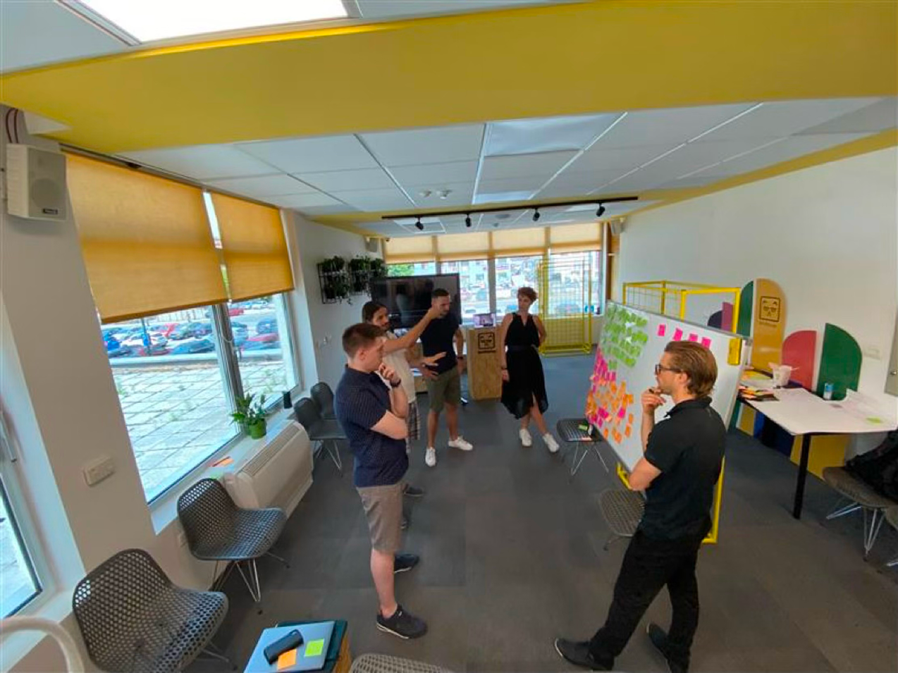 In-person team workshop