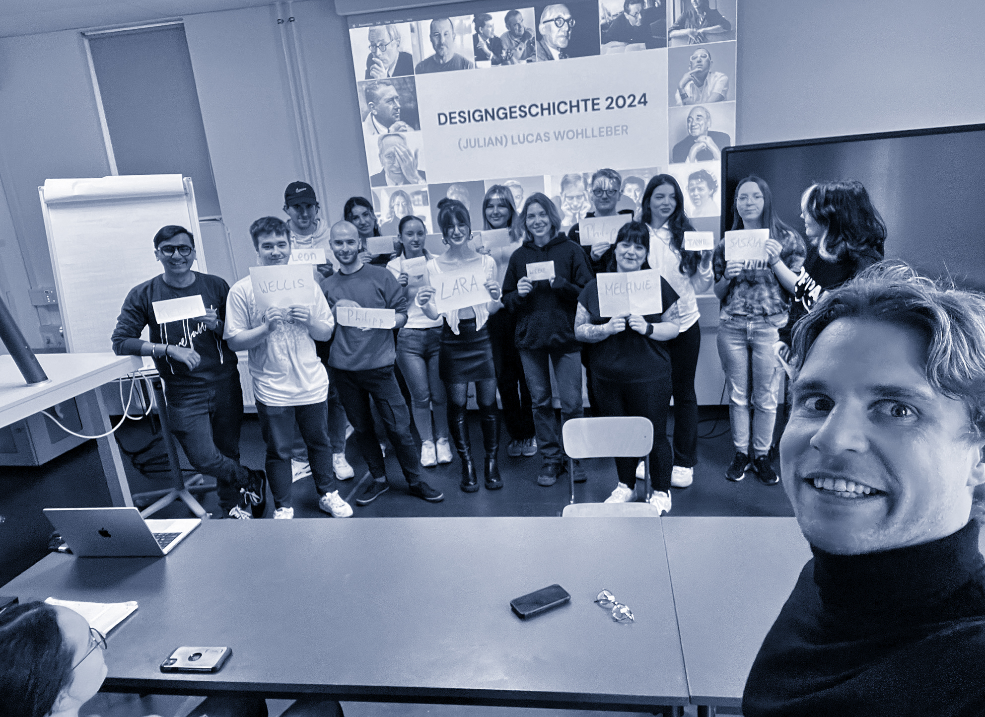 Teaching a design-history session